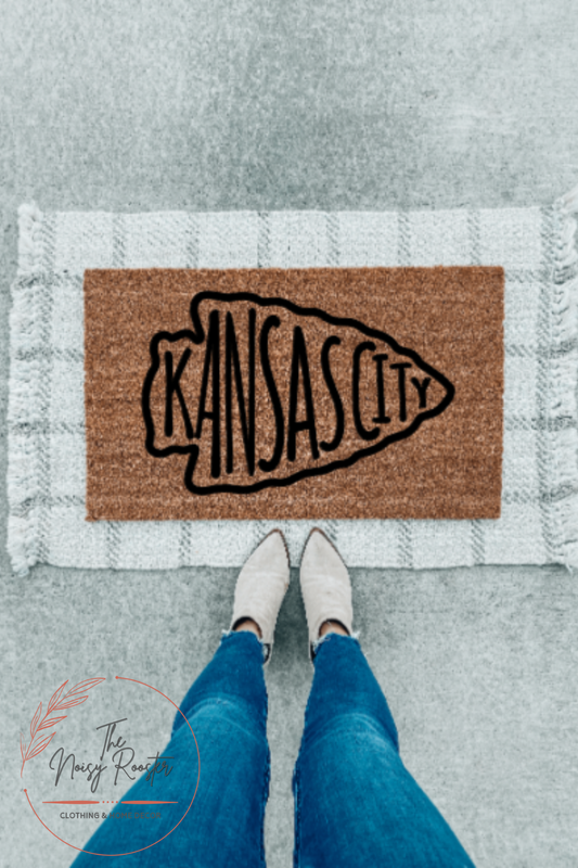 KC Arrowhead Doormat